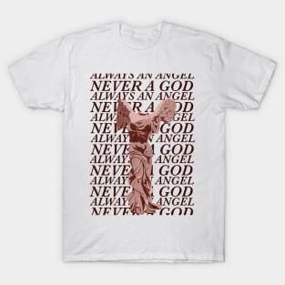 Always An Angel Burgundy T-Shirt